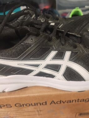 Asics Men's Black Athletic Shoes with White Logo ASICS JOLT